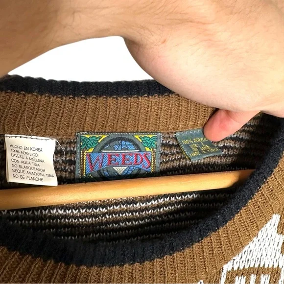 Vintage Weeds 80s Crewneck Sweater - Picture 5 of 5